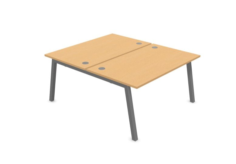 Partage Back to Back Bench Desks 1600mm Deep Office Supermarket 