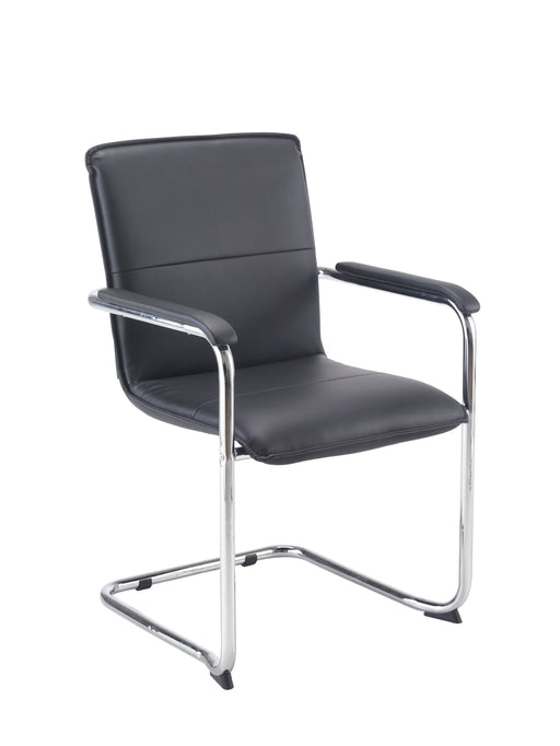 Pavia Meeting Chair EXECUTIVE TC Group Black - Faux Leather 