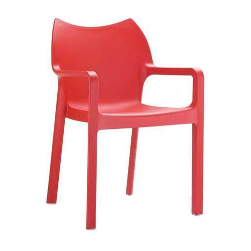 Peak Arm Chair - Red Café Furniture zaptrading 