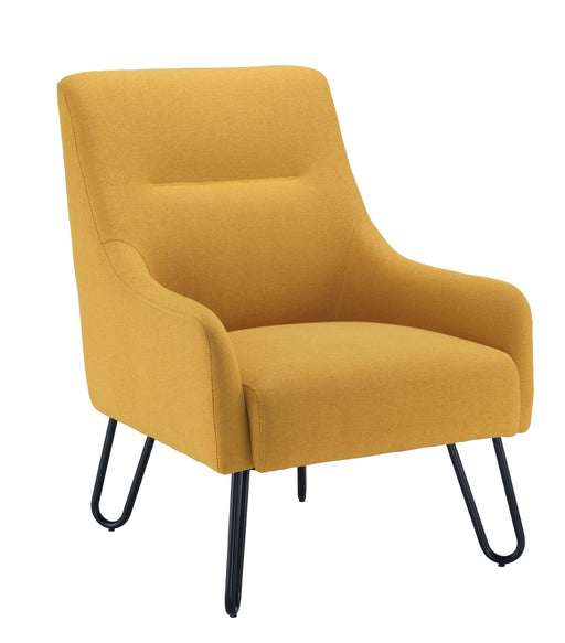 Pearl Reception Chair - Grey/Mustard/Blue SOFT SEATING & RECEP TC Group Yellow 