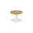 Pedestal base 600mm Coffee Table WORKSTATIONS TC Group Oak White 