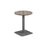 Pedestal base 600mm table WORKSTATIONS TC Group Grey Oak Silver 