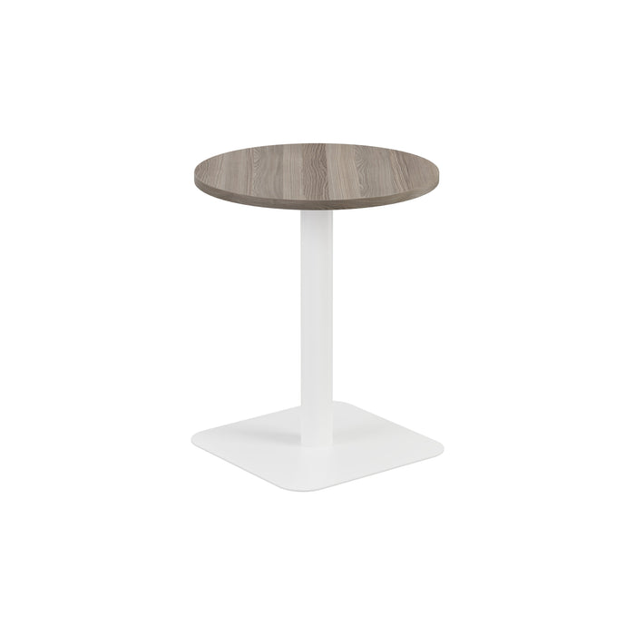 Pedestal base 600mm table WORKSTATIONS TC Group Grey Oak White 