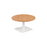 Pedestal base 800mm Coffee Table WORKSTATIONS TC Group Beech White 