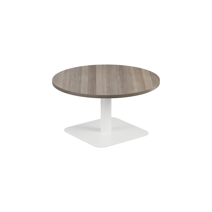 Pedestal base 800mm Coffee Table WORKSTATIONS TC Group Grey Oak White 