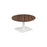 Pedestal base 800mm Coffee Table WORKSTATIONS TC Group Walnut White 