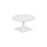 Pedestal base 800mm Coffee Table WORKSTATIONS TC Group White White 