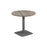 Pedestal base 800mm Table - Walnut/Black WORKSTATIONS TC Group Grey Oak Silver 