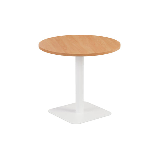 Pedestal base 800mm Table WORKSTATIONS TC Group Beech White 