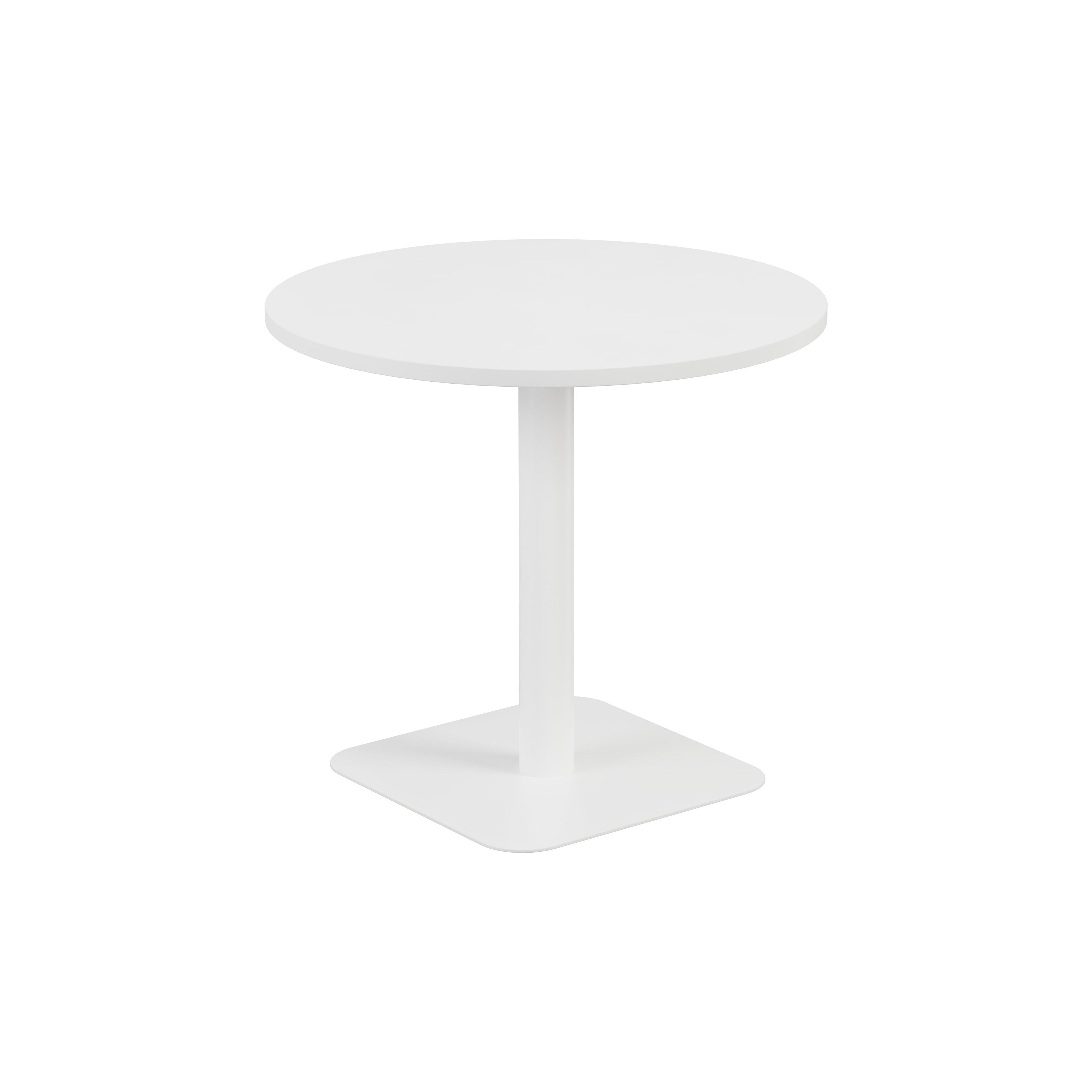 Pedestal base 800mm Table WORKSTATIONS TC Group White White 