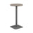 Pedestal base High Table 600mm Diameter WORKSTATIONS TC Group Grey Oak Silver 