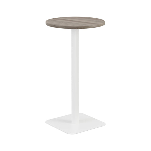 Pedestal base High Table 600mm Diameter WORKSTATIONS TC Group Grey Oak White 