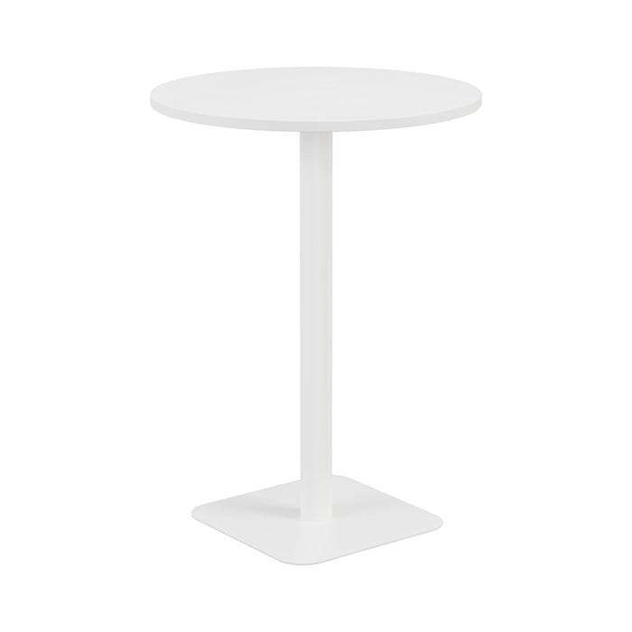 Pedestal base High Table 800mm diameter White/White WORKSTATIONS TC Group White White 