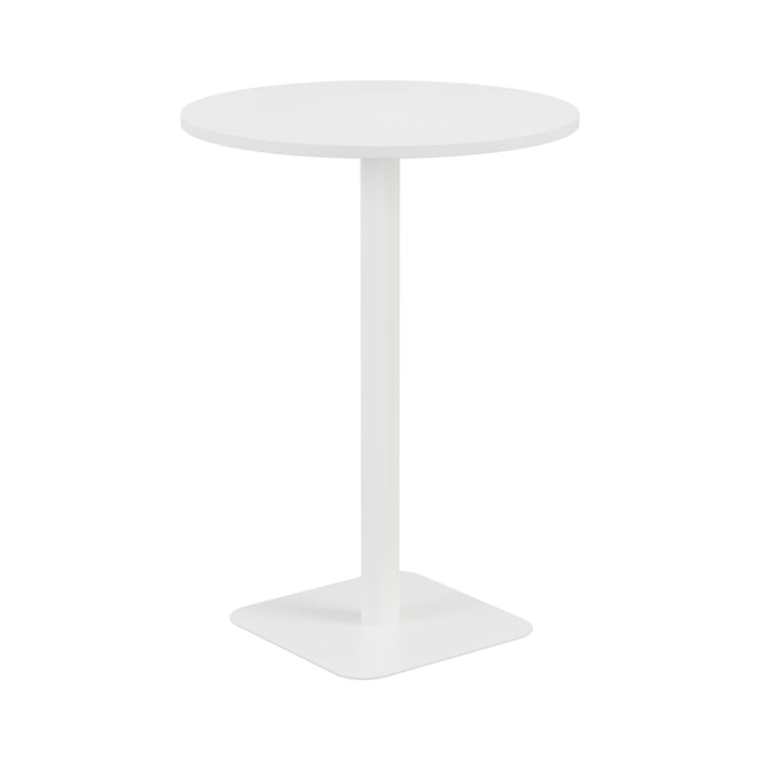Pedestal base High Table 800mm diameter WORKSTATIONS TC Group White White 