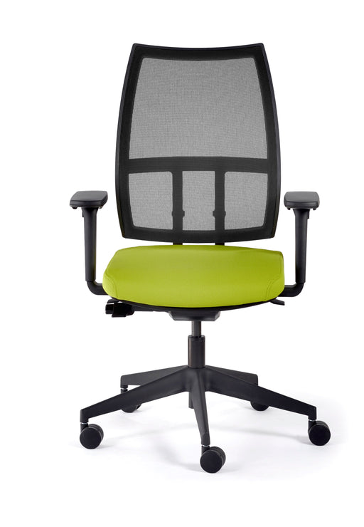 Pepi Mesh task chair with balance mechanism Task Seating Nomique Black Mesh No Arms Black