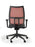 Pepi Mesh task chair with balance mechanism Task Seating Nomique Red Mesh No Arms Black