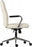 Piano White Bonded Leather Executive Chair Office Chair Teknik 