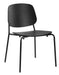 Platform Side Chair meeting Workstories Black Ash 