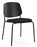 Platform Upholstered Side Chair meeting Workstories Black CSE14 Black Ash 