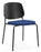 Platform Upholstered Side Chair meeting Workstories Dark Blue CSE40 Black Ash 