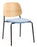 Platform Upholstered Side Chair meeting Workstories Grey CSE38 Natural 