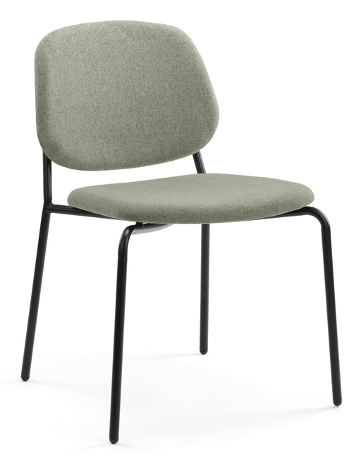 Platform Upholstered Side Chair meeting Workstories Khaki Green CSE45 Matching Upholstery 