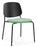 Platform Upholstered Side Chair meeting Workstories Mint Green CSE36 Black Ash 