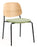 Platform Upholstered Side Chair meeting Workstories Pale Green CSE33 Natural 