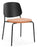 Platform Upholstered Side Chair meeting Workstories Pastel Orange CSE25 Black Ash 
