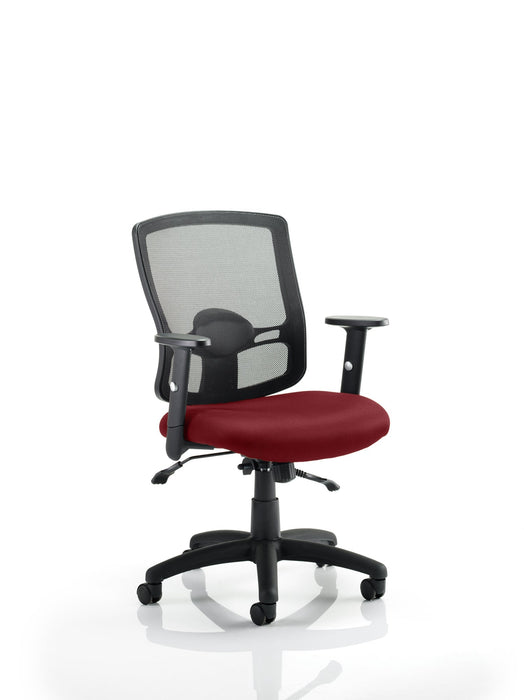 Portland II Operator Chair Task and Operator Dynamic Office Solutions Bespoke Ginseng Chilli 