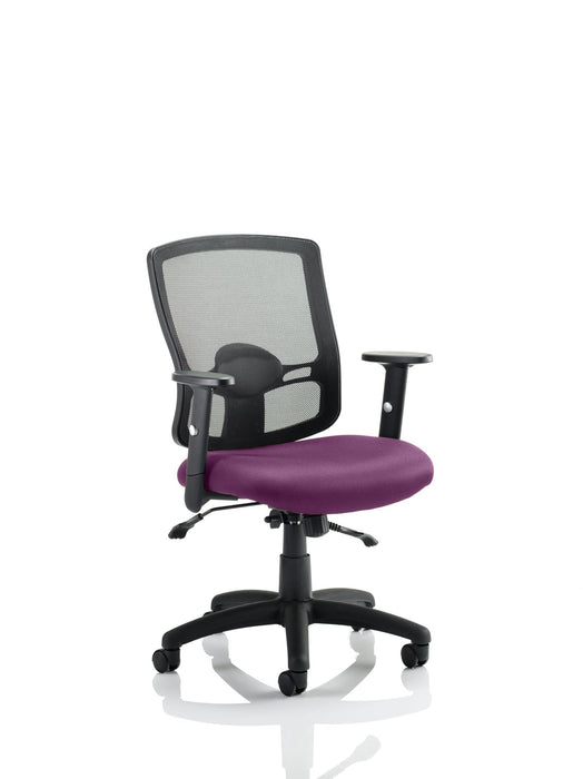 Portland II Operator Chair Task and Operator Dynamic Office Solutions Bespoke Tansy Purple 