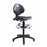 Prema polyurethane industrial operator chair with contoured back support - black Seating Dams 
