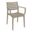 Real Arm Chair - Taupe Café Furniture zaptrading 