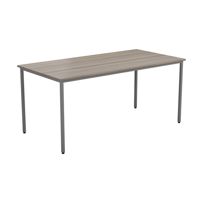 Rectangular Multipurpose Meeting table WORKSTATIONS TC Group Grey Oak 1200mm x 800mm 
