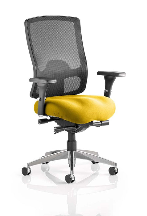 Regent Operator Chair Task and Operator Dynamic Office Solutions Bespoke Senna Yellow 
