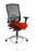 Regent Operator Chair Task and Operator Dynamic Office Solutions Bespoke Tabasco Orange 