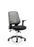 Relay Task Operator Chair Task and Operator Dynamic Office Solutions Silver Black Airmesh With Height Adjustable Arms