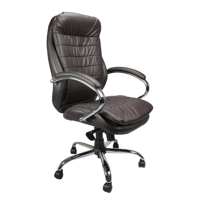 Santiago Executive Desk Chair EXECUTIVE CHAIRS Nautilus Designs Brown 