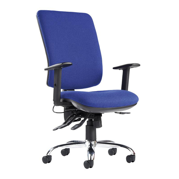 Senza ergo 24hr ergonomic asynchro task chair Seating Dams Blue 