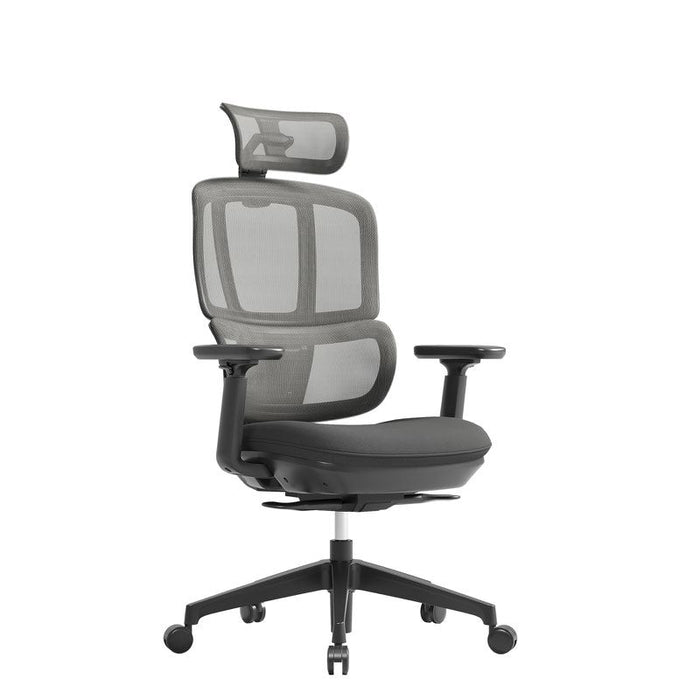 Shelby mesh back operator chair with headrest Seating Dams Black 