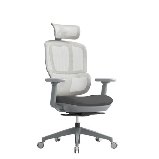 Shelby mesh back operator chair with headrest Seating Dams Grey 
