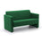Siena 2 Seater Medium Back Sofa SOFT SEATING & RECEP Verco Dark Green CSE35 