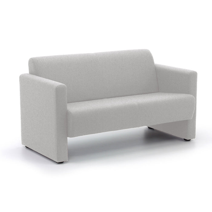 Siena 2 Seater Medium Back Sofa SOFT SEATING & RECEP Verco Light Grey CSE46 