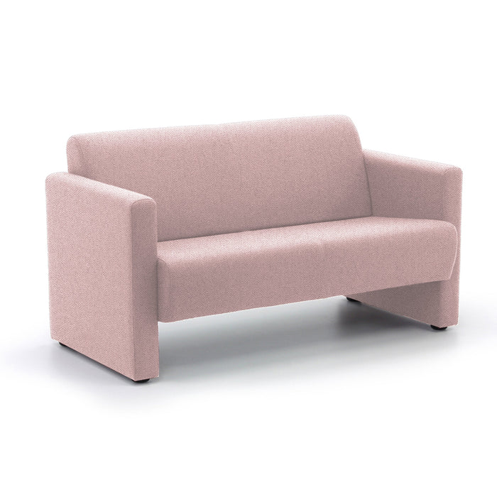 Siena 2 Seater Medium Back Sofa SOFT SEATING & RECEP Verco Light Pink CSE19 