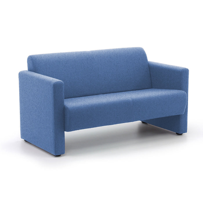 Siena 2 Seater Medium Back Sofa SOFT SEATING & RECEP Verco Pale Blue CSE08 