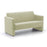 Siena 2 Seater Medium Back Sofa SOFT SEATING & RECEP Verco Pale Green CSE33 