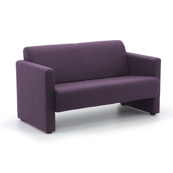 Siena 2 Seater Medium Back Sofa SOFT SEATING & RECEP Verco Purple CSE09 