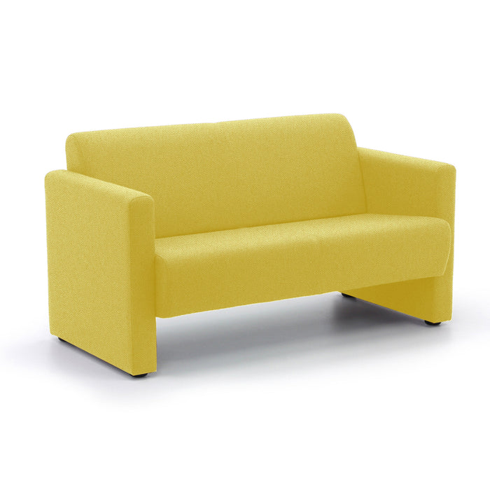 Siena 2 Seater Medium Back Sofa SOFT SEATING & RECEP Verco Yellow CSE03 