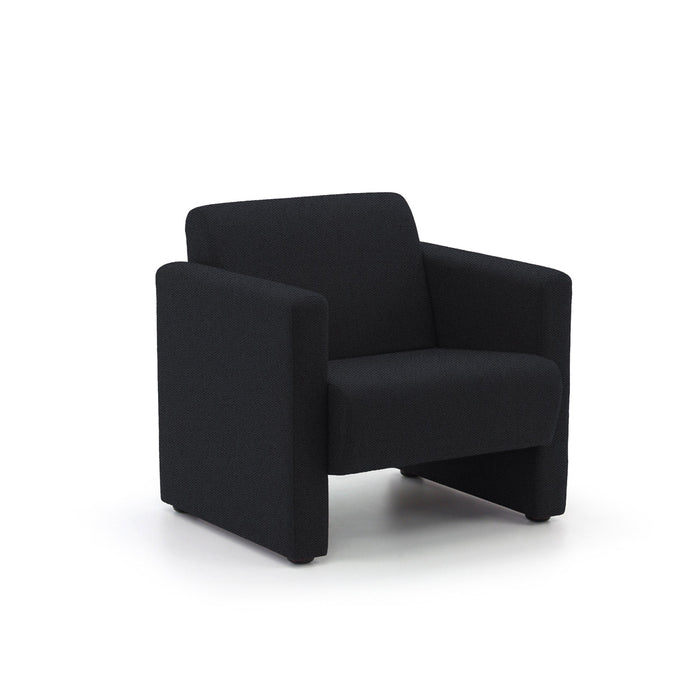 Siena Medium Back Armchair SOFT SEATING & RECEP Verco Black CSE14 