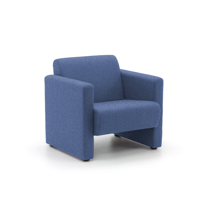 Siena Medium Back Armchair SOFT SEATING & RECEP Verco Dusky Blue CSE42 